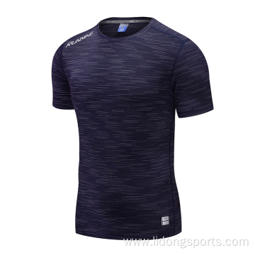 Breathable custom men quick dry gym fitness tshirt